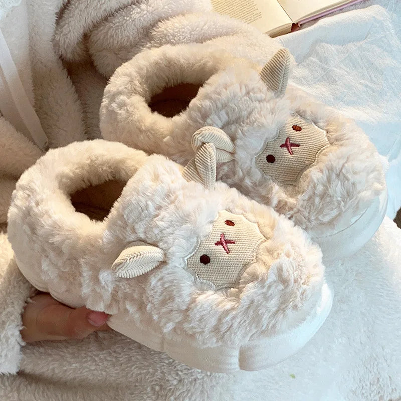 Daisy&Lamby™ Soft-Stitched Sheep Slippers