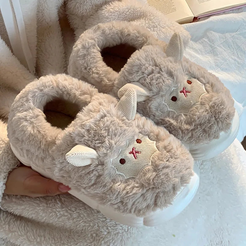 Daisy&Lamby™ Soft-Stitched Sheep Slippers