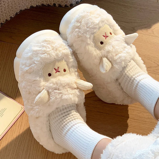 Daisy&Lamby™ Soft-Stitched Sheep Slippers