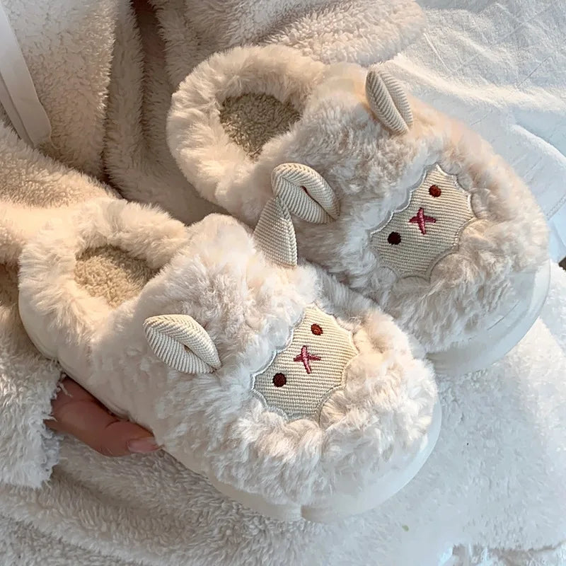 Daisy&Lamby™ Soft-Stitched Sheep Slippers